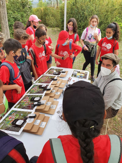 os grupos escolares lo pasan genial en el escape room exterior de morella