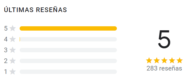 195 reseñas de google