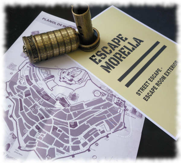 con el escape room exterior veréis lo más importante de Morella