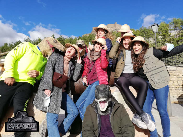 grupo en escape room de morella